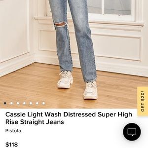 Brand new high rise Cassie denim-never worn still with tags